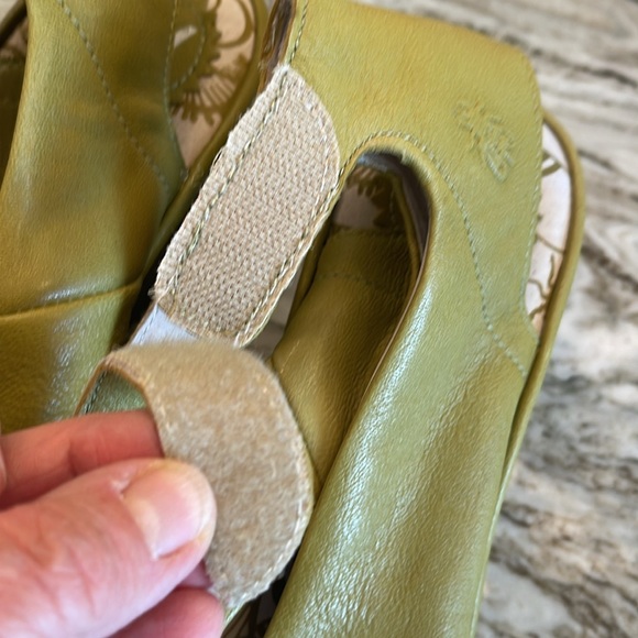 FLY London Shoes/Wedges/Ankle Strap/Velcro Closure/comfort - Picture 8 of 9